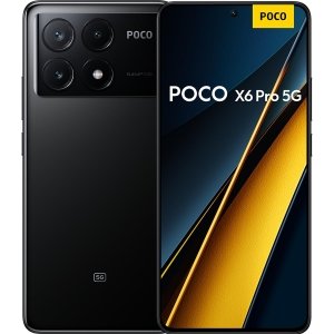 promo Xiaomi POCO X6 Pro 5G, Téléphone Mobile 12/512Go Noir, Carte SIM Non Incluse, Smartphone Android, Version FR