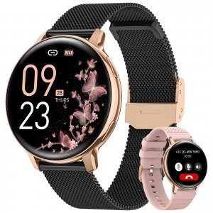 promo NAIXUES Montre Connectée Femme avec Appel Bluetooth, 1.39\