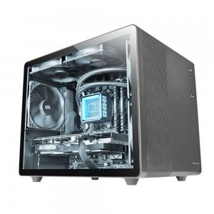 promo Mars Gaming MC-MPRO Noir, Boîtier Professionnel Compact Micro-ATX, Fenêtre Latérale Complète Verre Trempé, 3x Ventilateurs 120mm, Panneau Latéral Complète Mesh