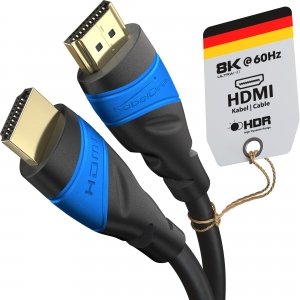 promo KabelDirekt – Câble HDMI 4K & 8K – 2 m – disponible en 0,15-22,5 m – pour chaque appareil HDMI (4K@120Hz & 8K@60Hz, HDMI 2.0, High Speed avec Ethernet, Blu-ray, PS5/Xbox Series/Switch, noir)