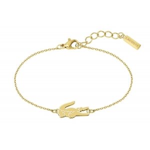 promo Lacoste Bracelet en chaîne pour Femme Collection CROCODILE - 2040047