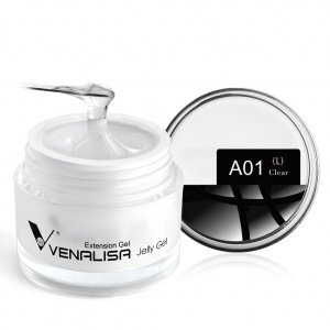 promo Venalisa Gel Construction Ongle UV, Complet Builder Gels et Résines pour Faux Ongles Formes, Convient aux Débutants, 50g (clear clair)