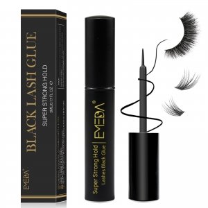 promo EMEDA Colle Faux Cils Noire Latex Eylash Glue Colle a Faux Cils Noire, Colle pour Cils en Grappe, Colle Adhésive Imperméable Pour Faux Cils 5ml 0.17oz Black Lash Glue