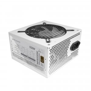 promo MARSGAMING MPB550, Alimentation PC 550W ATX, 6 Ans de Garantie, 80Plus Bronze 230V EU, 90% d'Efficacité, Ventilateur 120mm FDB avec Technologie AI-RPM et Système Anti-Vibration, Blanc