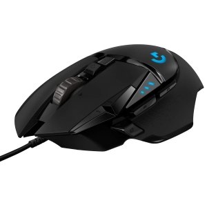 promo Logitech G502 HERO Souris Gamer Filaire Haute Performance, Capteur Gaming HERO 25K, 25 600 PPP, RVB, Poids Ajustable, 11 Boutons Programmables, Mémoire Intégrée, PC/Mac - Noire