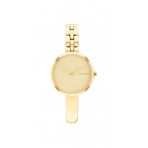 promo Calvin Klein Montre Analogique à Quartz pour Femme avec Bracelet en Acier Inoxydable doré - 25200279