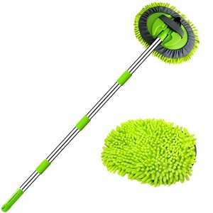 promo Willingheart Brosse Lavage Voiture Balai Telescopique Nettoyage 160cm Éponge Microfibre Pinceau Camping Car Kit Vadrouille Nettoyeur pour Camion Véhicule Caravane Auto Accessoire Interieur Extérieur