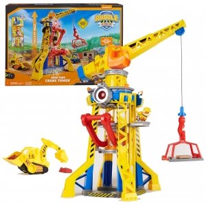 promo Ruben & Compagnie - BRICO PARK - Grue de Chantier Interactive - Véhicule Figurine Ruben Et Compagnie À Collectionner - Avec Sable Magique Kinetic Sand - Pat Patrouille Jouet - Jouet Enfant 3 Ans et +