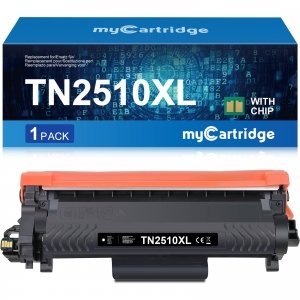 promo myCartridge TN2510XL TN-2510XL Toner Compatible avec Brother MFC-L2835DW HL-L2400DWE DCP-L2660DW DCP-L2665DW HL-L2445DW DCP-L2620DW DCP-L2627DW pour TN2510 TN 2510XL Noir