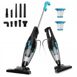 promo Aspirateur Balai avec Fil, Aspirateur Balai Filaire Puissant, 2 en 1 Aspirateur à Main avec 6m Long Câble, 16000Pa Aspirateur Balai et électriques sans Sac Vertical Léger pour Poils d'animaux