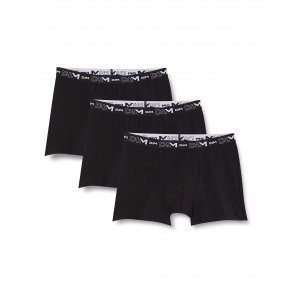 promo DIM Boxer Homme Coton Stretch Respirant Maintien Optimal x3, Noir, XL