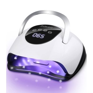 promo jutyum 220W Lampe UV LED, Lampe UV Vernis Semi Permanent, Lampe UV Ongles Gel, Séchoir à Ongles, Machine a Ongle, Lampe LED Ongle avec 4 Minuteries, Capteur Automatique, Écran Tactile