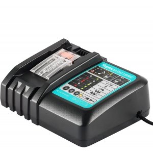 promo Waitley DC18RC Chargeur pour Makita 14.4V ~ 18V Batterie BL1860B BL1860 BL1850B BL1850 BL1840B BL1840 BL1415 BL1430