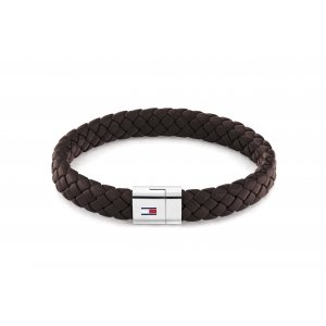 promo Tommy Hilfiger Jewelry Bracelet pour Homme en Cuir Marron - 2790330