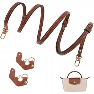 promo Bandouliere pour Sac Longchamp, Cuir Réglable Bandouliere pour Sac a Main, Anse pour Sac à Main, pour Sac Longchamp Femme Pliage Sangle Petit Sac (Largeur de la bandoulière 0.9cm)