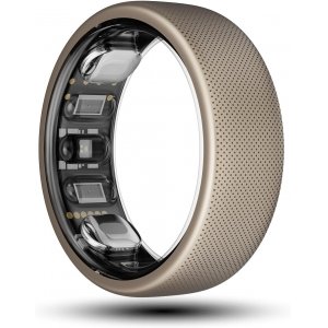 promo Amazfit Helio Ring Taille 8, Anneau Intelligent avec Suivi du Sommeil, fréquence Cardiaque, résistance à l'eau 10 ATM, Ultra léger 3,75g, Tracker Fitness, autonomie de la Batterie jusqu'à 4 Jours