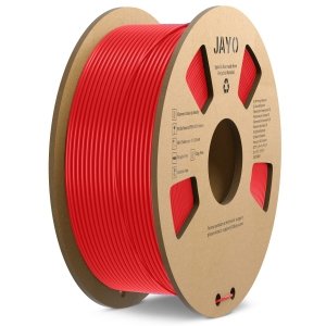 promo JAYO PLA Filament 1,75 mm, Filament pour imprimante 3D, Précision dimensionnelle +/- 0,02 mm, Bobine de 1,1 kg (2,4 lb), Filament soigneusement enroulé, Rouge 1100G