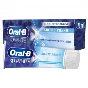 promo Oral-B 3D White Arctic Fresh Dentifrice 75 ml (lot de 12)