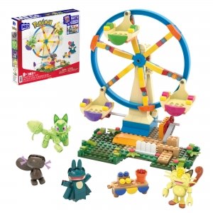 promo MEGA Pokemon Ferris Wheel Fun Jeux De Construction, HXF80, Multicolor