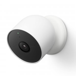 promo Google Nest Cam | batterie – caméra de sécurité connectée intérieure-extérieure, 1080p