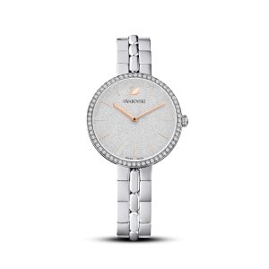 promo Swarovski Montre Cosmopolitan, Bracelet en métal, Ton argenté, Acier inoxydable