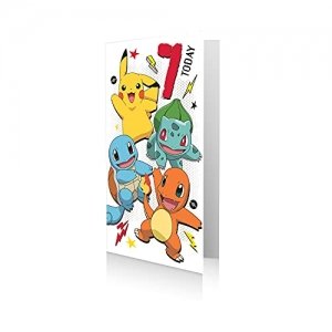 promo Pokemon Danilo, Multi, 9 x 5, PK028 Carte d'anniversaire 7 ans