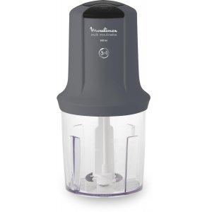 promo Moulinex Multi Moulinette Hachoir électrique, 500 W, Capacité utile 500 ml, 2 vitesses, Intuitif, Émince, Hache, Mixe, Accessoires compatibles lave-vaisselle, Fabriqué en France AT711B10