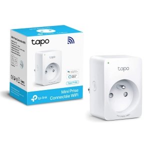 promo Tapo Prise Connectée WiFi, Prise Intelligente compatible avec Alexa et Google Home, 10A Type E, Contrôler le radiateur, la cafetière, la lampe à distance, aucun hub requis, Tapo P100(FR) 1 Pack