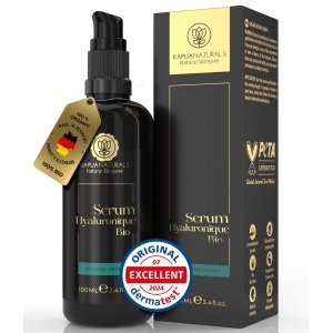 promo Acide Hyaluronique serum hautement dosé • 100ml +Vit E & B5 • Sérum Visage 7-Fois Acide Hyaluronique ✓ 100% Vegan&Bio ✓ Anti-Âge ✓ Sérum Anti-Rides Cosmétique Naturelle ✓ Hyaluronic Acid Serum