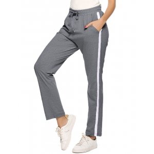 promo Irdcomps Pantalon de Sport Femme Coton Pantalon Jogging Pantalon de Survêtement Pants Trop Grand avec Poches Bande Pantalon de Loisirs pour Running Fitness Training Yoga Gris Foncé XL