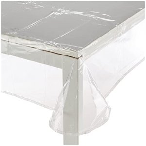 promo Soleil d'ocre, Cristal Nappe carrée Transparente, PVC, 100 microns, 180x180 cm