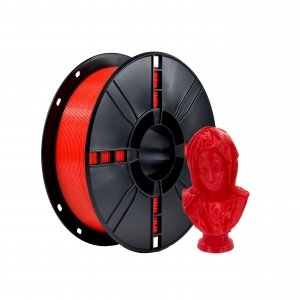 promo PLA Plus (PLA+) Filament 3D 1,75 mm pour imprimante PLA Plus, précision dimensionnelle +/- 0,02 mm, bobine de 1 kg (2,2 LBS) Filament d'impression 3D pour imprimante 3D, rouge