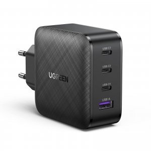 promo UGREEN 65W 4 Ports Chargeur USB C Rapide avec GaN Tech Compatible avec iPhone 16 Plus Pro Max 15 14 13 12 11 X Galaxy S24 Ultra Plus S23 S22 S21 Pixel iPad Pro Air Mini MacBook Pro Air M3 M2 M1