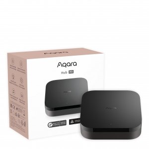 promo Aqara Hub M3 pour la Domotique, Matter Controller, Routeur de Bordure Thread, Doté de Zigbee, Bluetooth, Wi-FI, PoE, IR, Prend en Charge Alexa, Google Assistant, Apple HomeKit, SmartThings, IFTTT