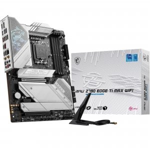 promo MSI MPG Z790 Edge TI Max WiFi Carte-mère Gaming (Compatible avec Les processeurs Intel de 14ème, 13ème et 12ème Gén, LGA 1700, DDR5, PCIe 5.0, M.2, LAN 2.5G, USB 3.2 Gen2, Wi-FI 7, ATX)