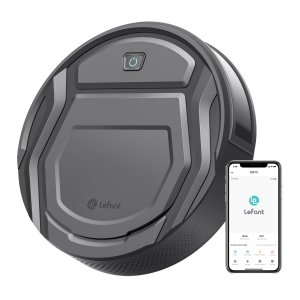 promo Lefant Aspirateur Robot, Mince Silencieux Connecté WiFi/Bluetooth/Alexa/App, 6 Modes de Nettoyage, Auto-Charge, 120min d'Autonomie, Idéal pour Poils d'animaux Sols Tapis, M210P Girs