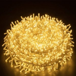 promo Elegear Guirlande Lumineuse Extérieure 50m 2000LEDs Blanche Chaude, Guirlande LED Etanche IP44 avec 8 Modes d'Eclairage, Guirlande Noël Decoration Exterieure et Intérieure pour Fête Soirée Mariage