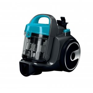 promo Bosch Electroménager Série 2, BGS05X240, aspirateur traîneau sans Sac Compact et léger, Rayon d'action de 9 m, pour Tous Les Types de sols, avec Accessoire spécial Poils, Turquoise