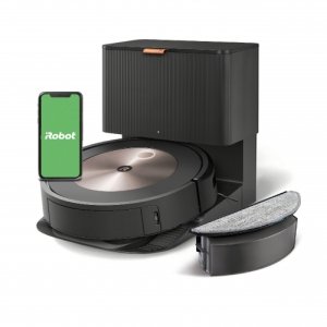 promo iRobot Roomba Combo j5+ (j5576) - Robot Aspirateur Laveur 2en1 connecté - Autovidage – Brosses Caoutchouc – Fonction Lavage - Cartographie, mémorise, s’adapte – Détecte & Evite Les Objets