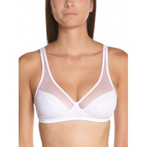 promo DIM Soutien-Gorge Femme Soft Cup Generous Classique x1, Blanc, 105C