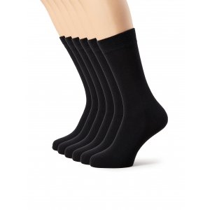 promo DIM Chaussettes Homme Coton x6, Noir, 39-42