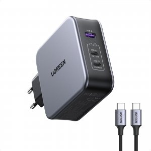 promo UGREEN Nexode 140W PD 3.1 Chargeur USB C Rapide 3 Ports GaN Tech Prise USB C Compatible avec iPhone 16 Plus Pro Max 15 14 13 12 11 Galaxy S24 S23 S22 A15 Pixel 9 8 7 iPad MacBook Air Pro M3 M2 M1