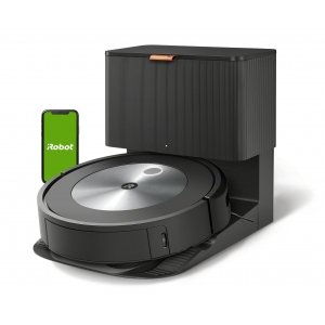 promo iRobot Aspirateur Robot connecté Roomba® j7+ avec système d'autovidage - 2 extracteurs en Caoutchouc multisurfaces - Idéal pour Les Animaux - Cartographie, mémorise et s'adapte à Votre Domicile