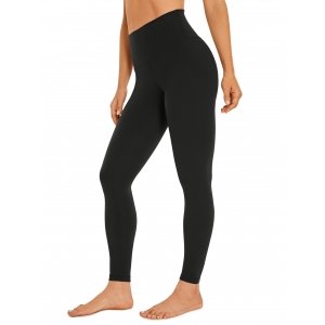 promo CRZ YOGA Femmes Butterluxe Yoga Leggings 71cm - Taille Haute Ultra Douce Entraînement Leggings Noir 36