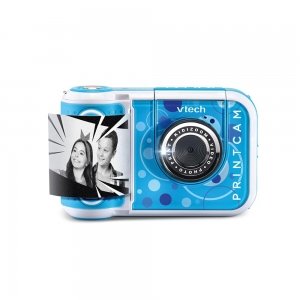 promo VTech - KidiZoom Print Cam Bleu, Appareil Photo Enfant à Impression Instantanée, Photo, Selfie, Vidéo, Écran Couleur, Filtres et Effets Rigolos, Cadeau Enfant Dès 5 Ans - Contenu en Français