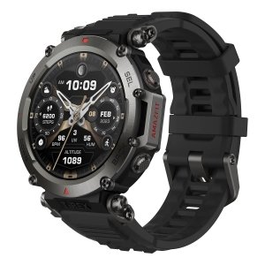 promo Amazfit T-Rex Ultr, 47 mm, Montre Connectée Homme, Montre GPS Sport de Qualité Militaire, 160+ Modes Sportifs, SpO2, HD AMOLED, 10 ATM, Autonomie de 20 Jours