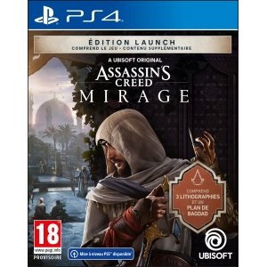 promo ASSASSIN'S CREED MIRAGE LAUNCH EDITION PS4