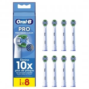 promo Oral-B Pro Precision Clean Brossettes pour Brosse à dents électriques, Pack De 8 Unités