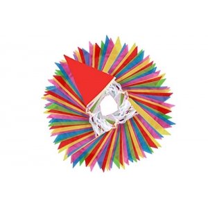 promo EDATOFLY 80m Multicolor Fanions Banderole, Bunting de Partie Drapeau avec 150 Pcs Drapeau Triangulaire Fanion Drapeau pour fête Mariage fête d'anniversaire Décoration de Jardin