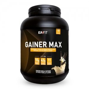 promo EAFIT-GAINER MAX - Prise de masse Gaine musculaire-Boisson hyperglucidique-Vanille Intense-Un apport de glucide,de vitamines pour le sport pour la prise de poids-Shaker proteine pour la musculation
